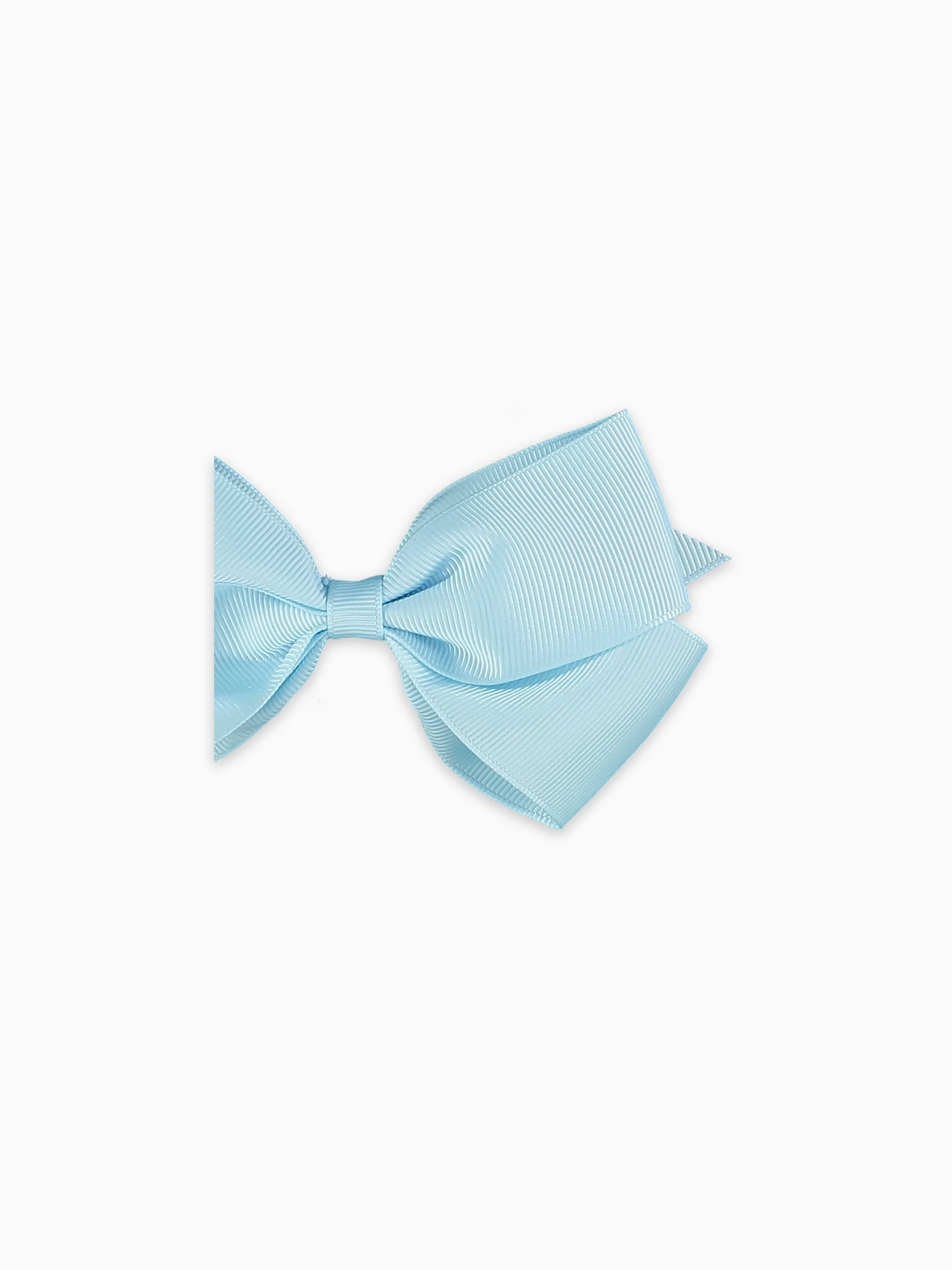 Baby Blue Big Bow Girl Clip - Image 5