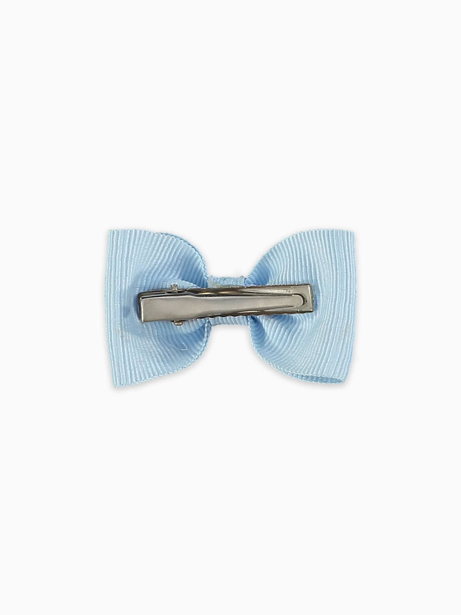 Baby Blue Small Bow Girl Clip - Image 4