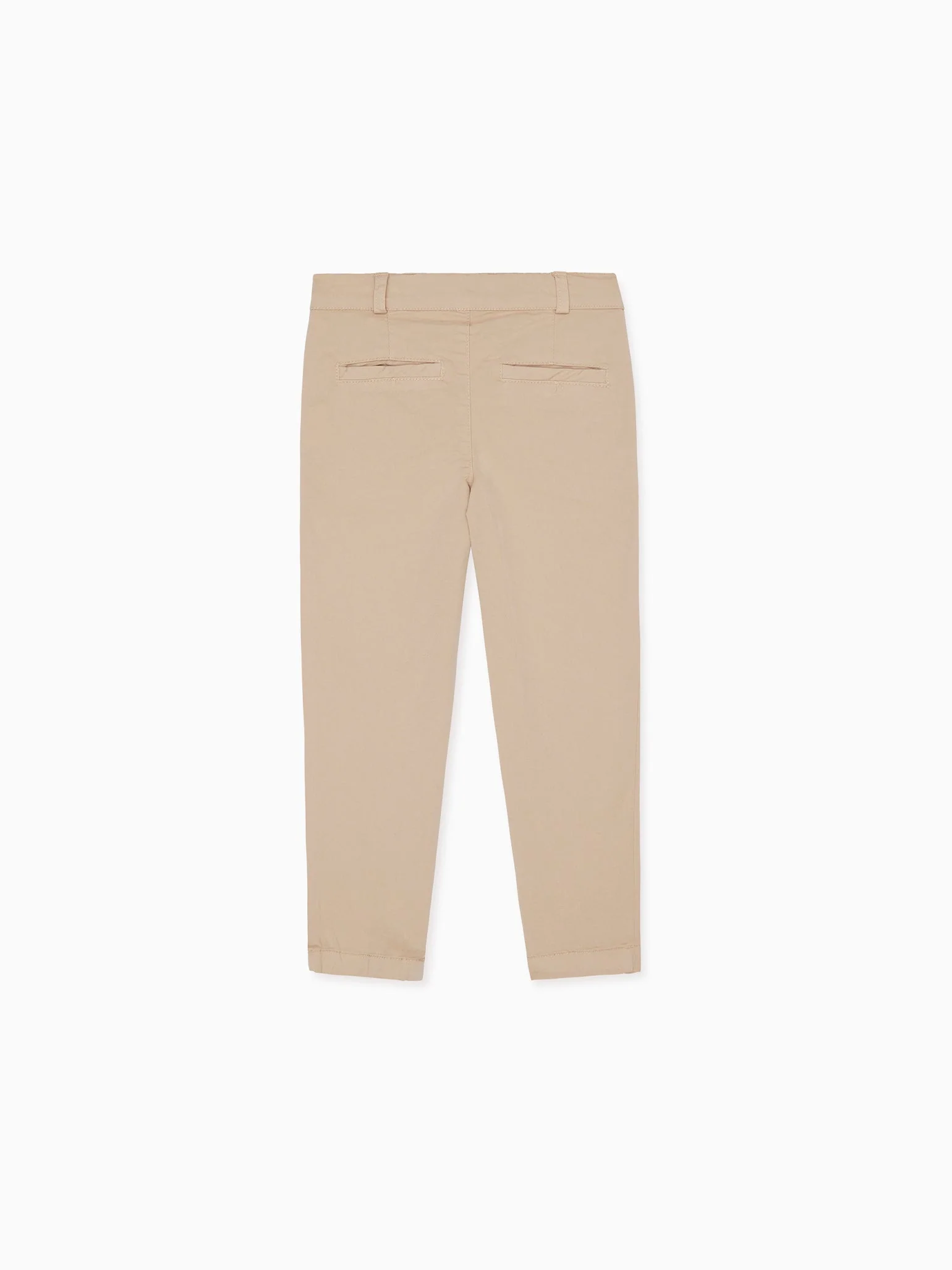 Beige Elio Boy Chinos - Image 3
