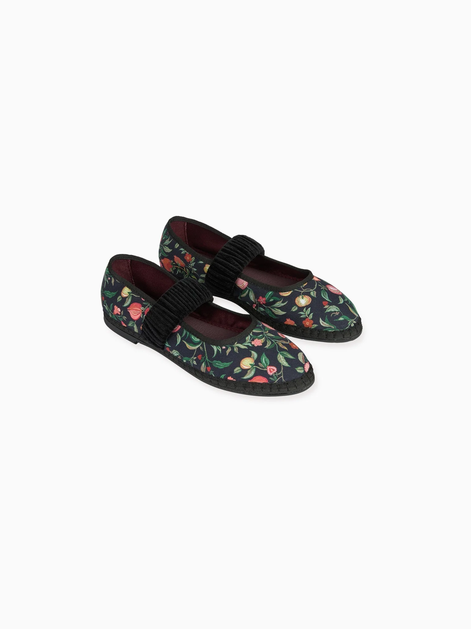 Flabelus x La Coqueta Girl Black Pomegranate Mafalda Mary Jane Shoes - Image 5