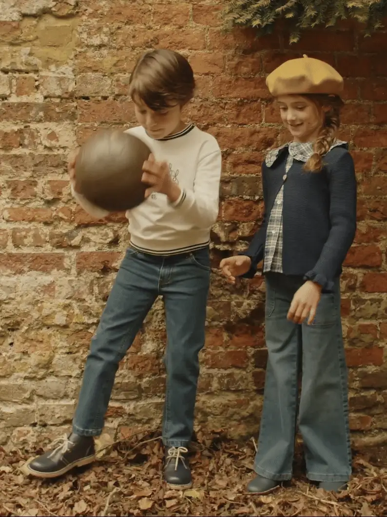 Blue Denim Enola Girl Wide Leg Jeans - Image 7