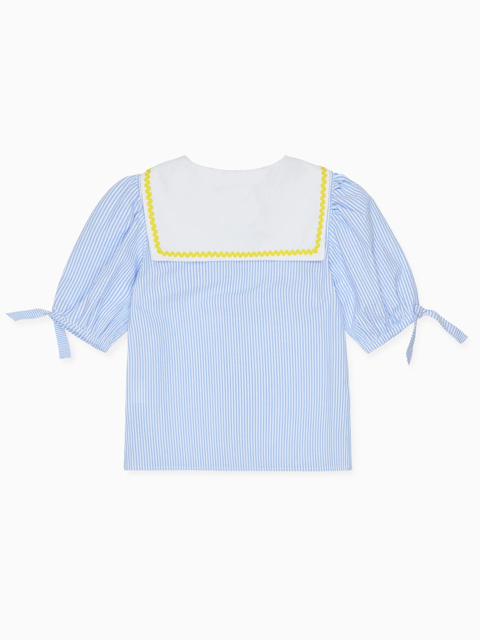 Blue Stripe Georgina Girl Shirt - Image 5