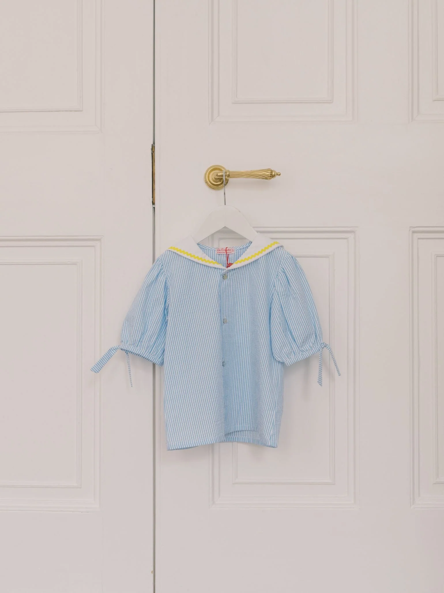 Blue Stripe Georgina Girl Shirt - Image 7