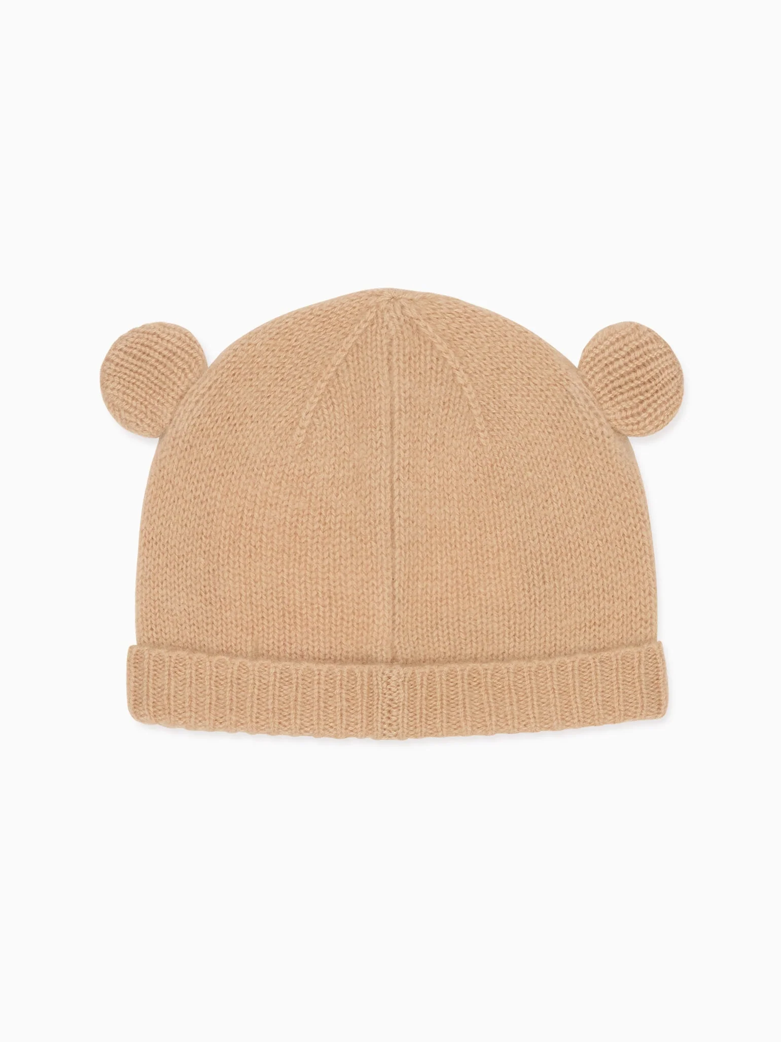 Camel Melange Gloria Cashmere Baby Hat - Image 4