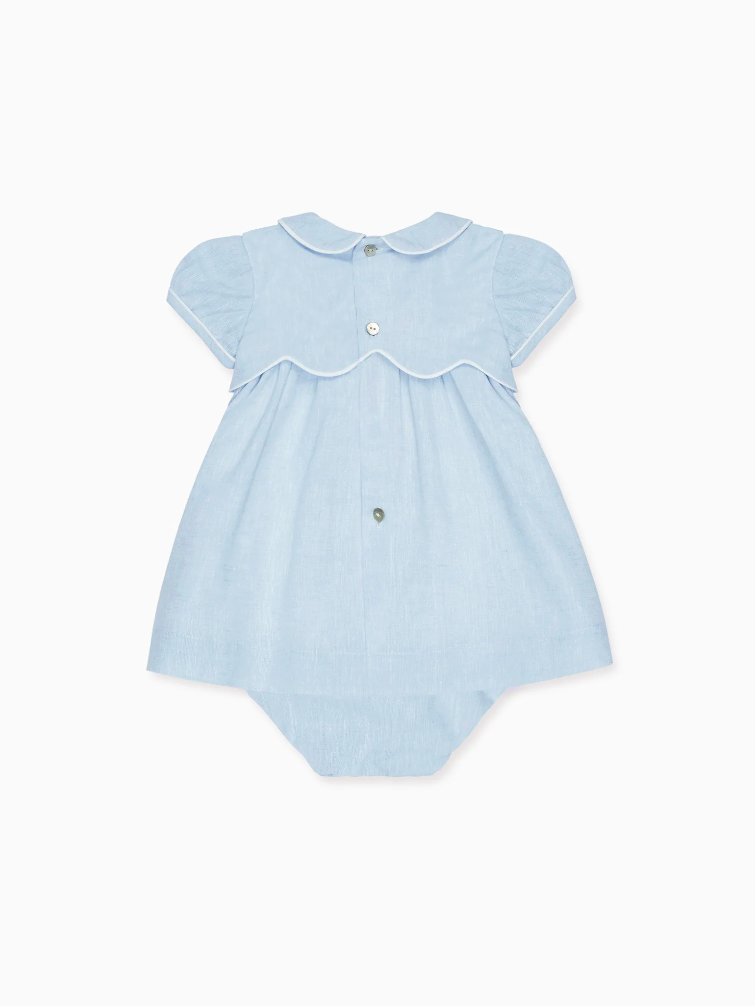 Dusty Blue Romina Baby Girl Set - Image 5