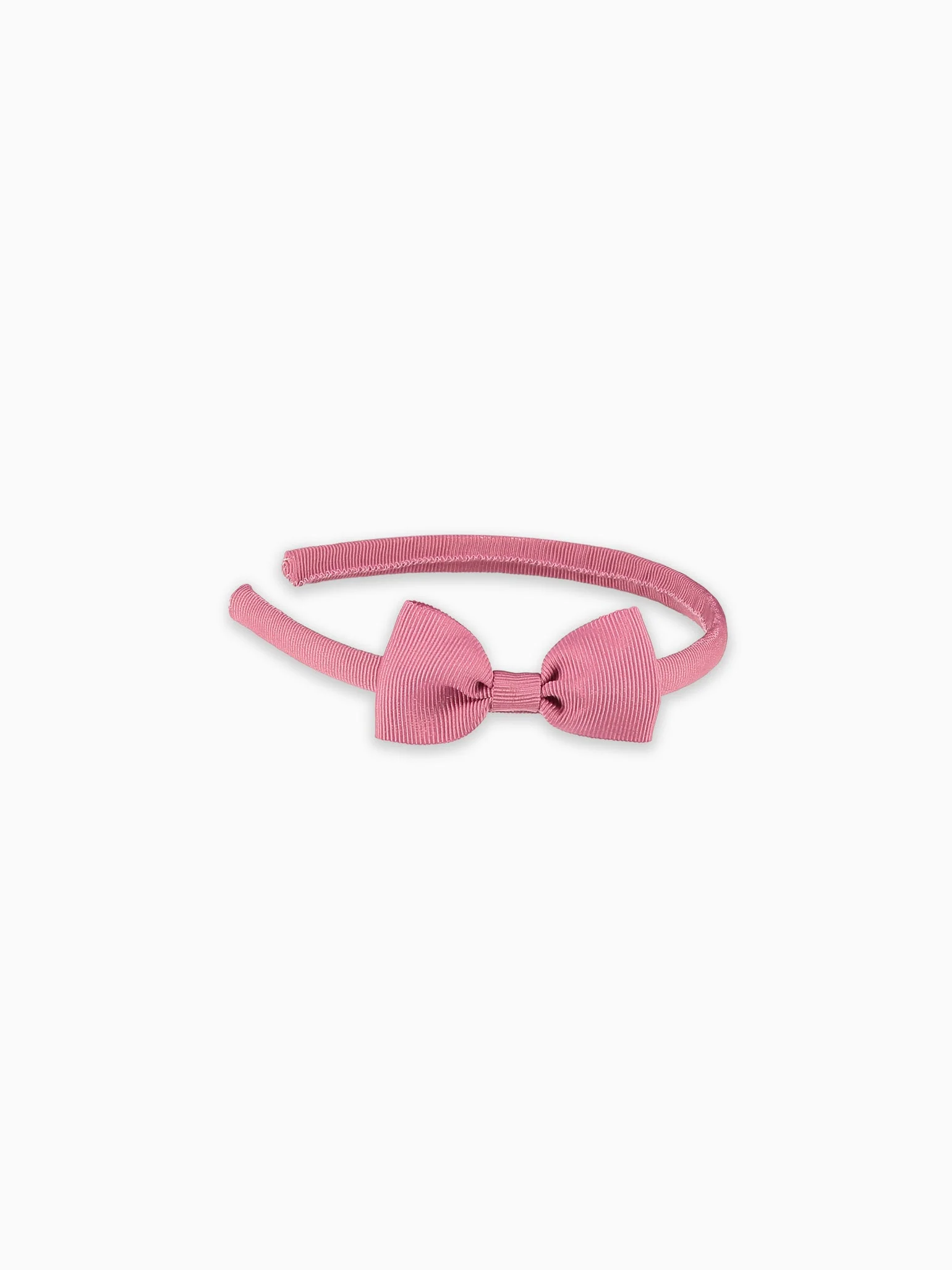 Dusty Pink Small Bow Girl Headband - Image 3