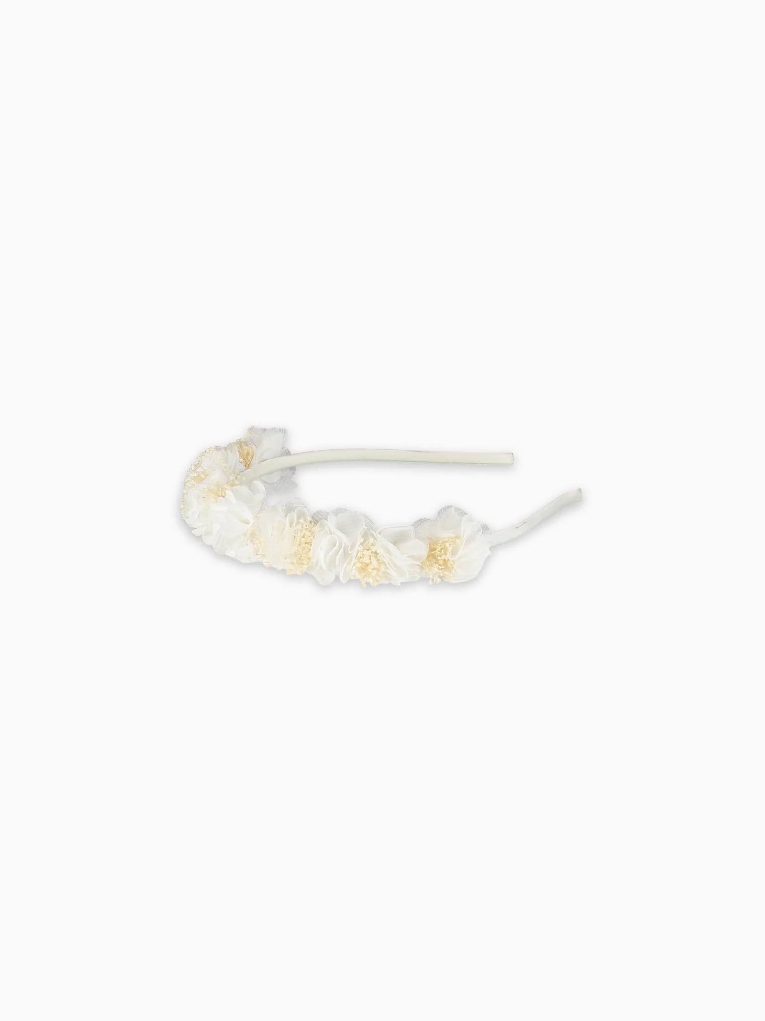 Ivory Iria Flower Girl Headband - Image 3