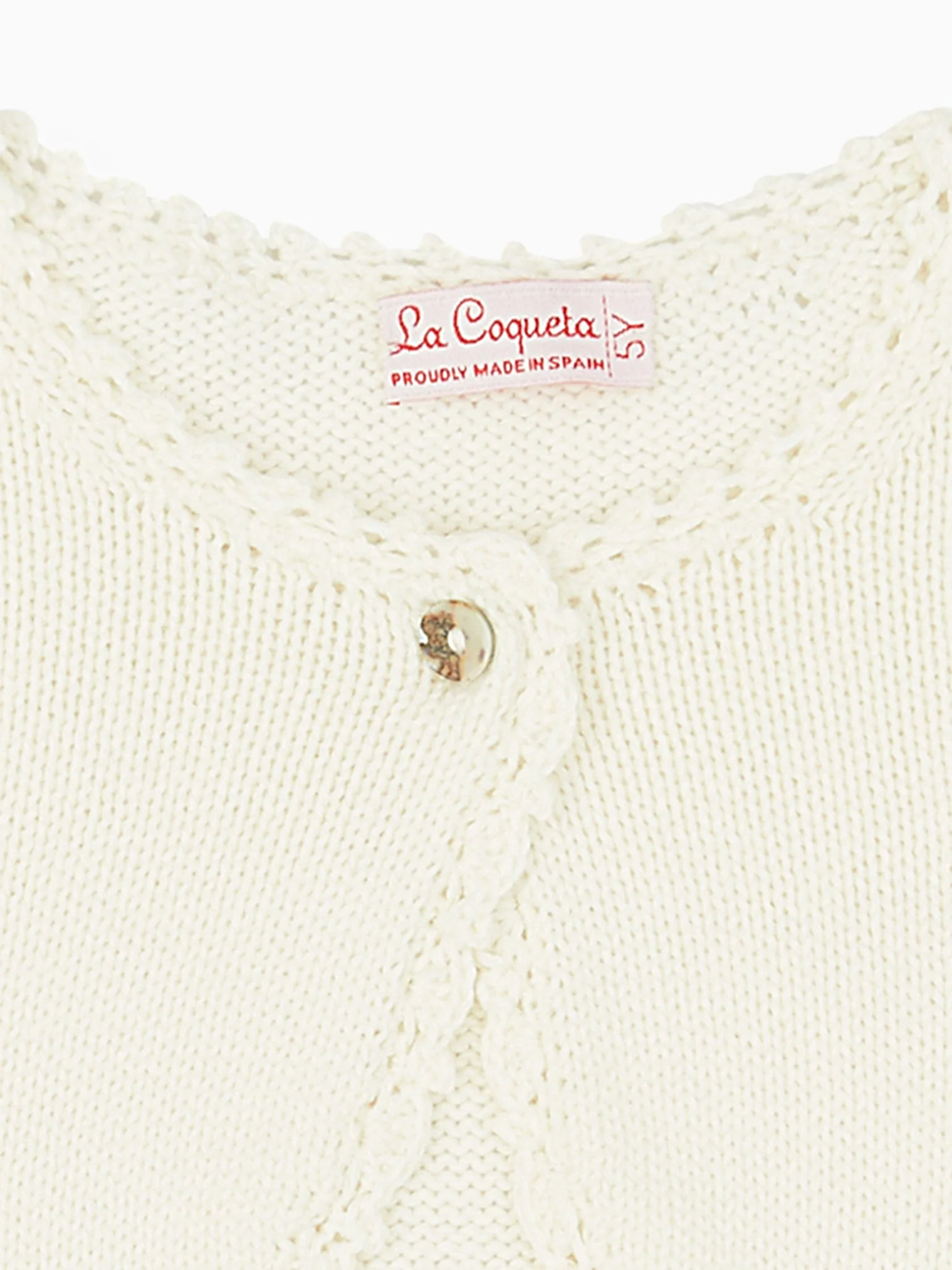 Ivory Linda Ceremony Girl Cardigan - Image 4