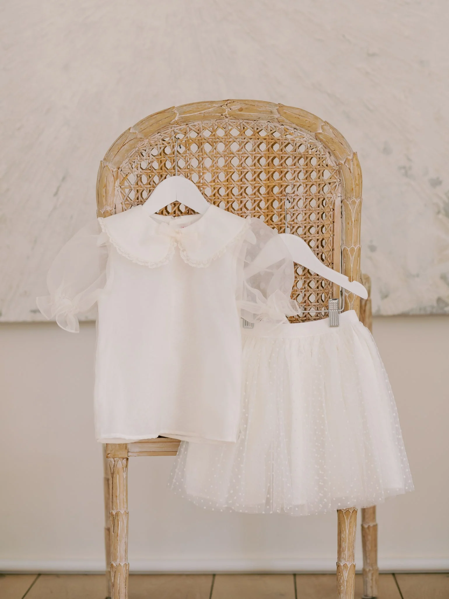 Ivory Tulipan Ceremony Girl Tulle Skirt - Image 7