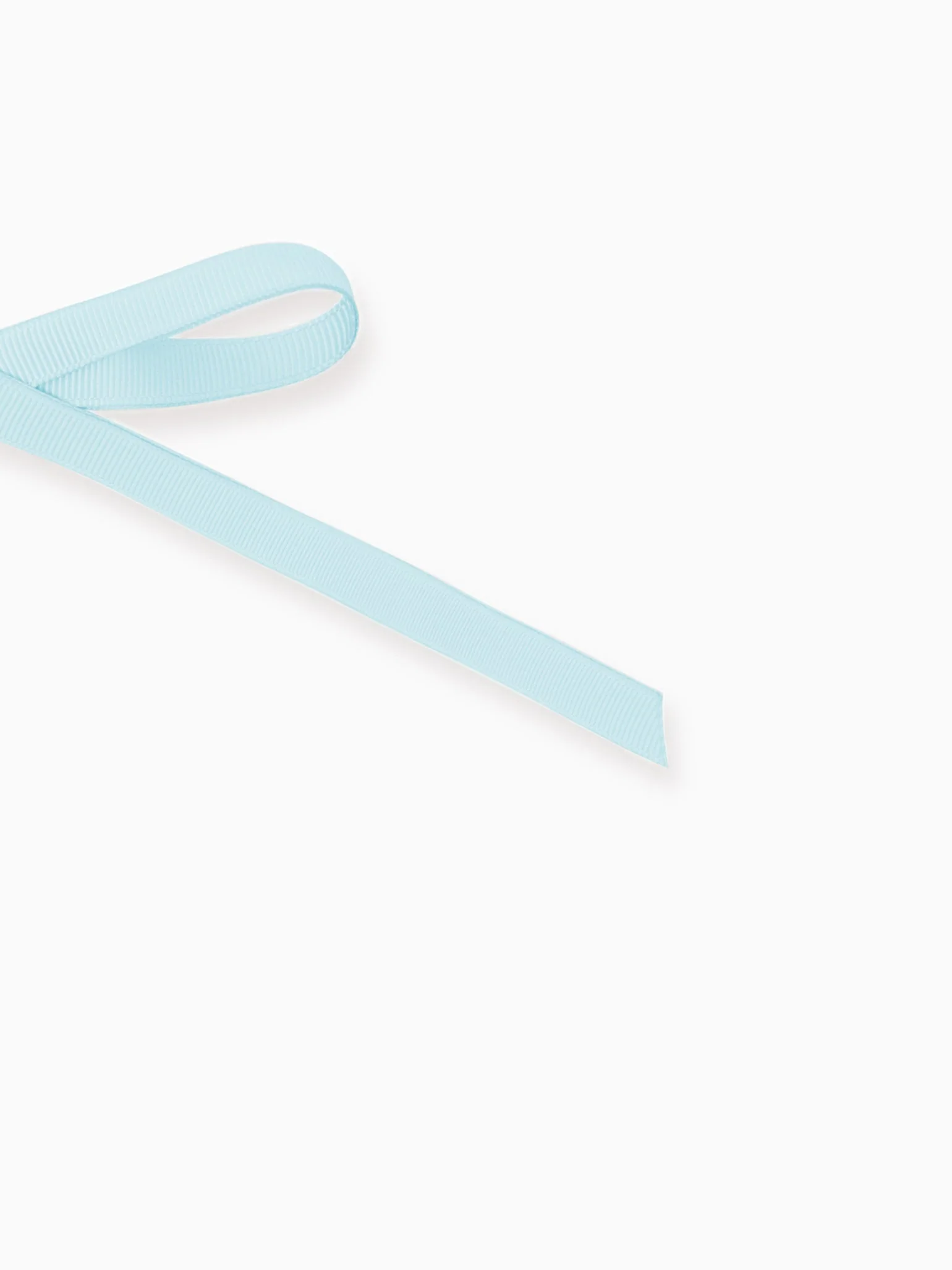 Light Blue Long Bow Girl Clip - Image 3