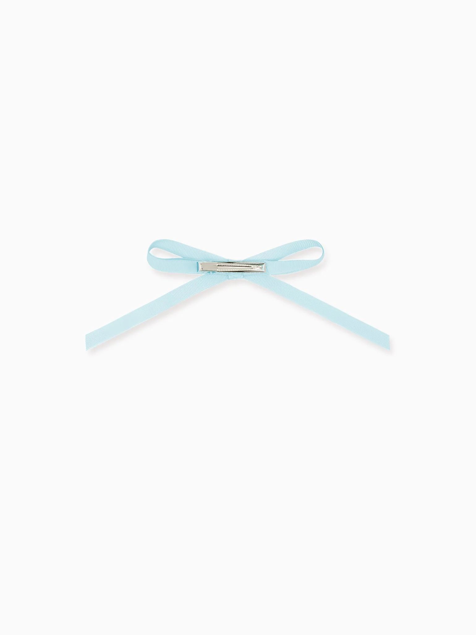 Light Blue Long Bow Girl Clip - Image 4