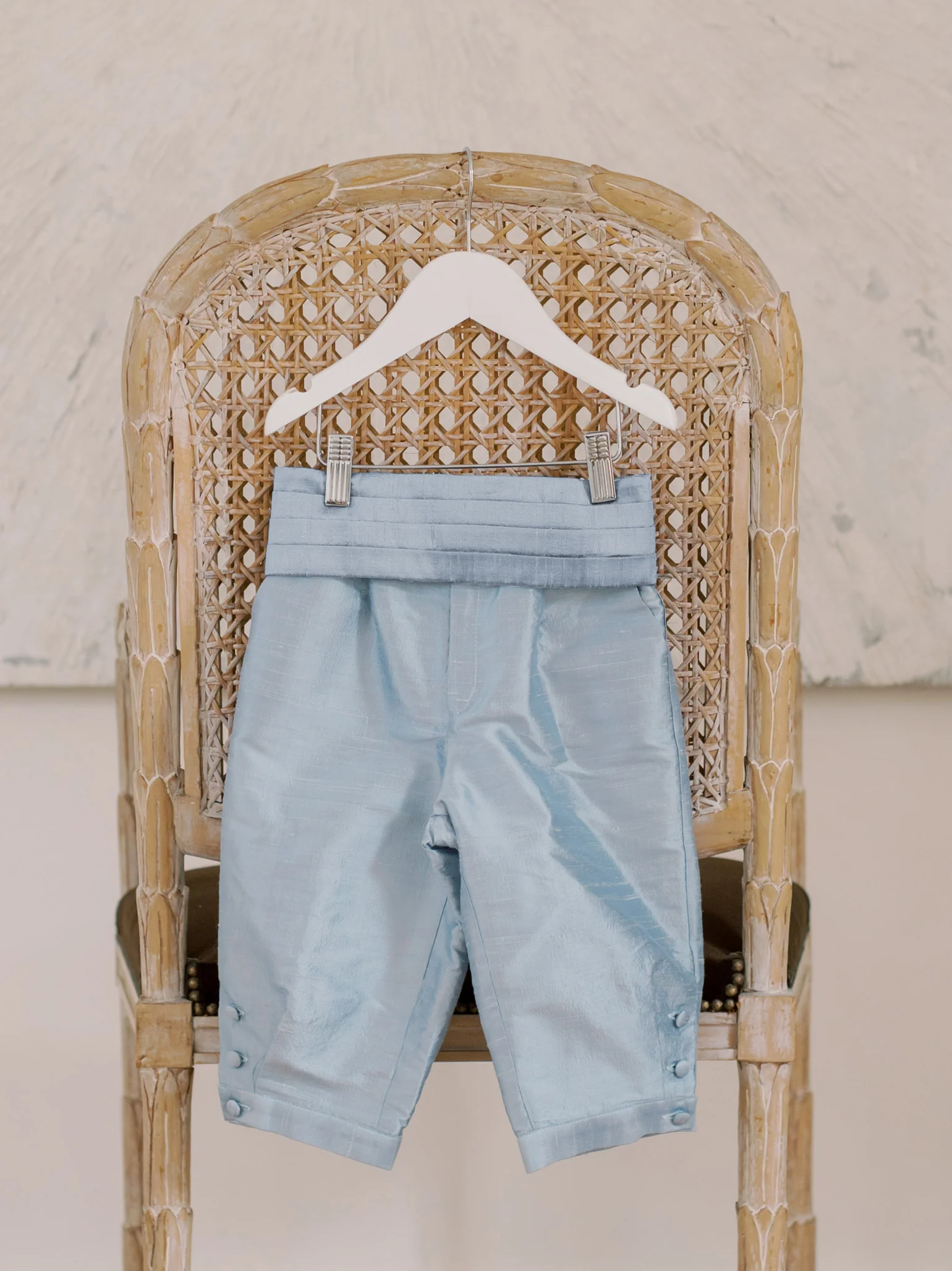 Light Blue Lupino Silk Boy Knickerbocker - Image 6