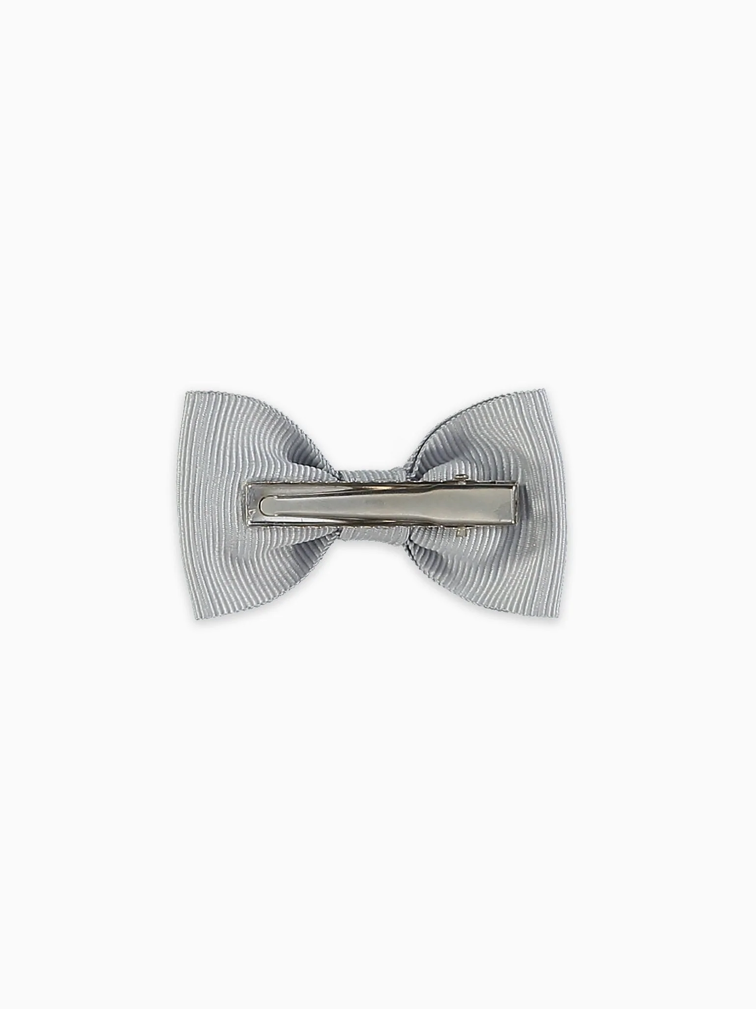 Light Grey Small Bow Girl Clip - Image 4