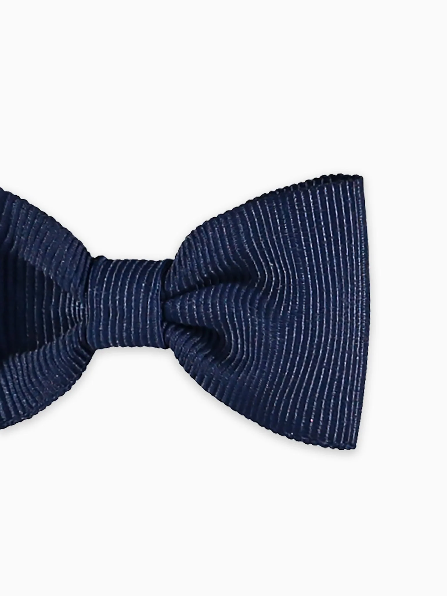 Navy Blue Small Bow Girl Clip - Image 5
