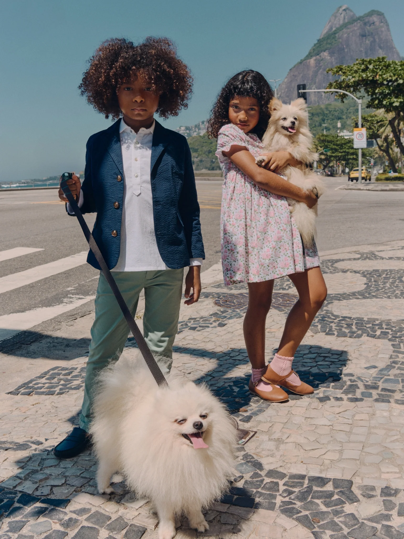 Navy Seersucker Sybil Boy Jacket - Image 8