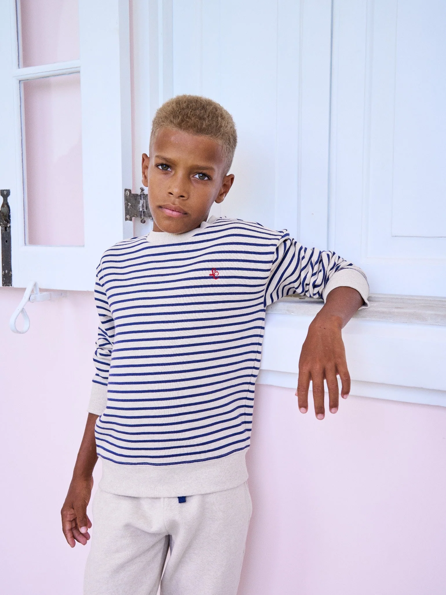 Oatmeal Sammi Kids Jogging Bottoms - Image 3