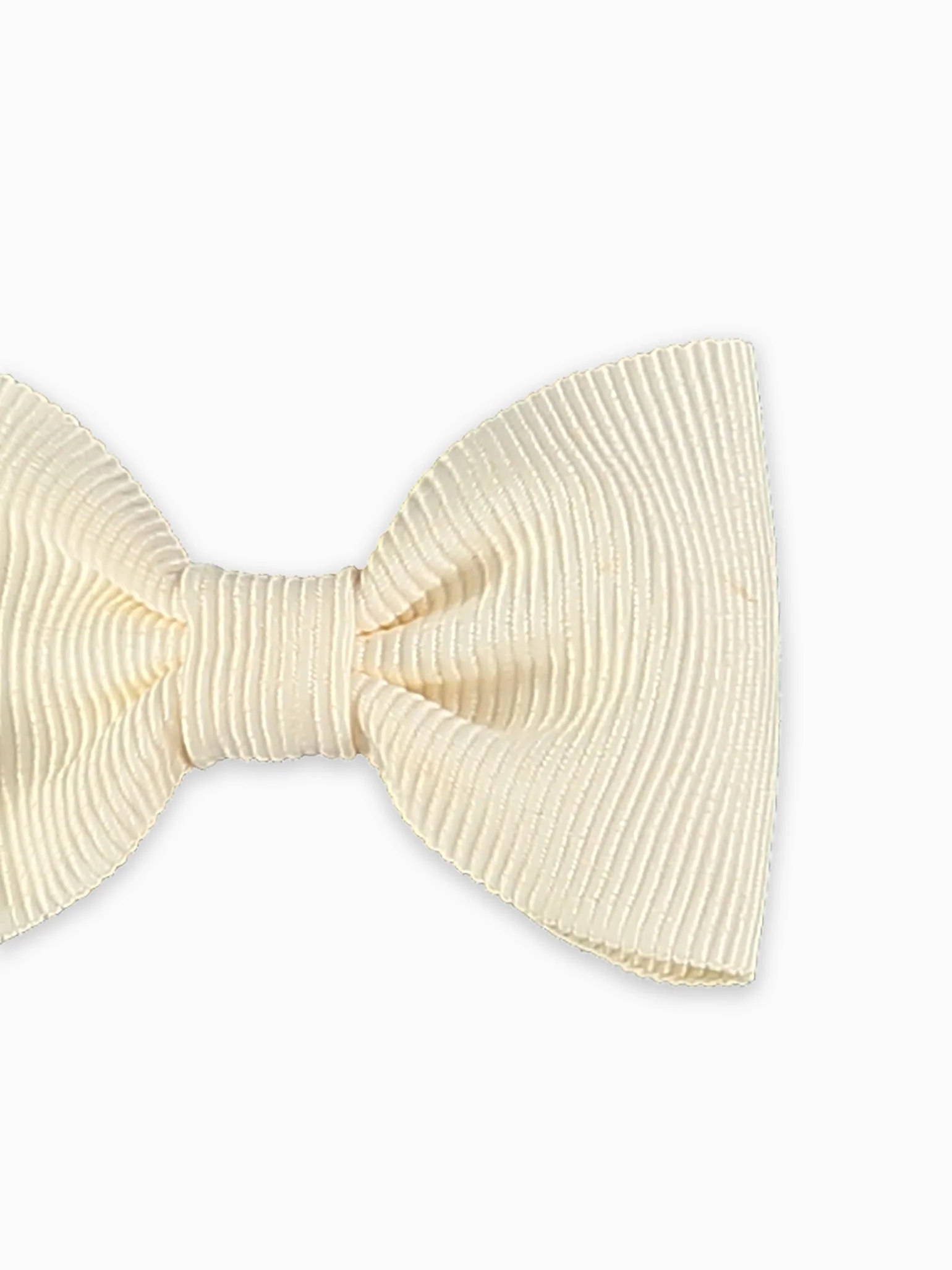 Off White Small Bow Girl Clip - Image 4
