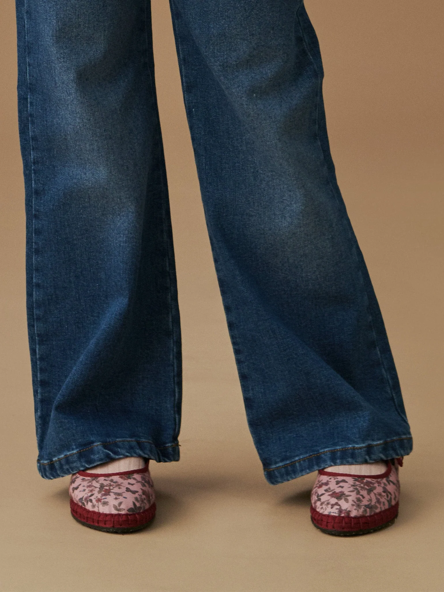 Flabelus x La Coqueta Girl Pink Floral Mary Jane Shoes - Image 6