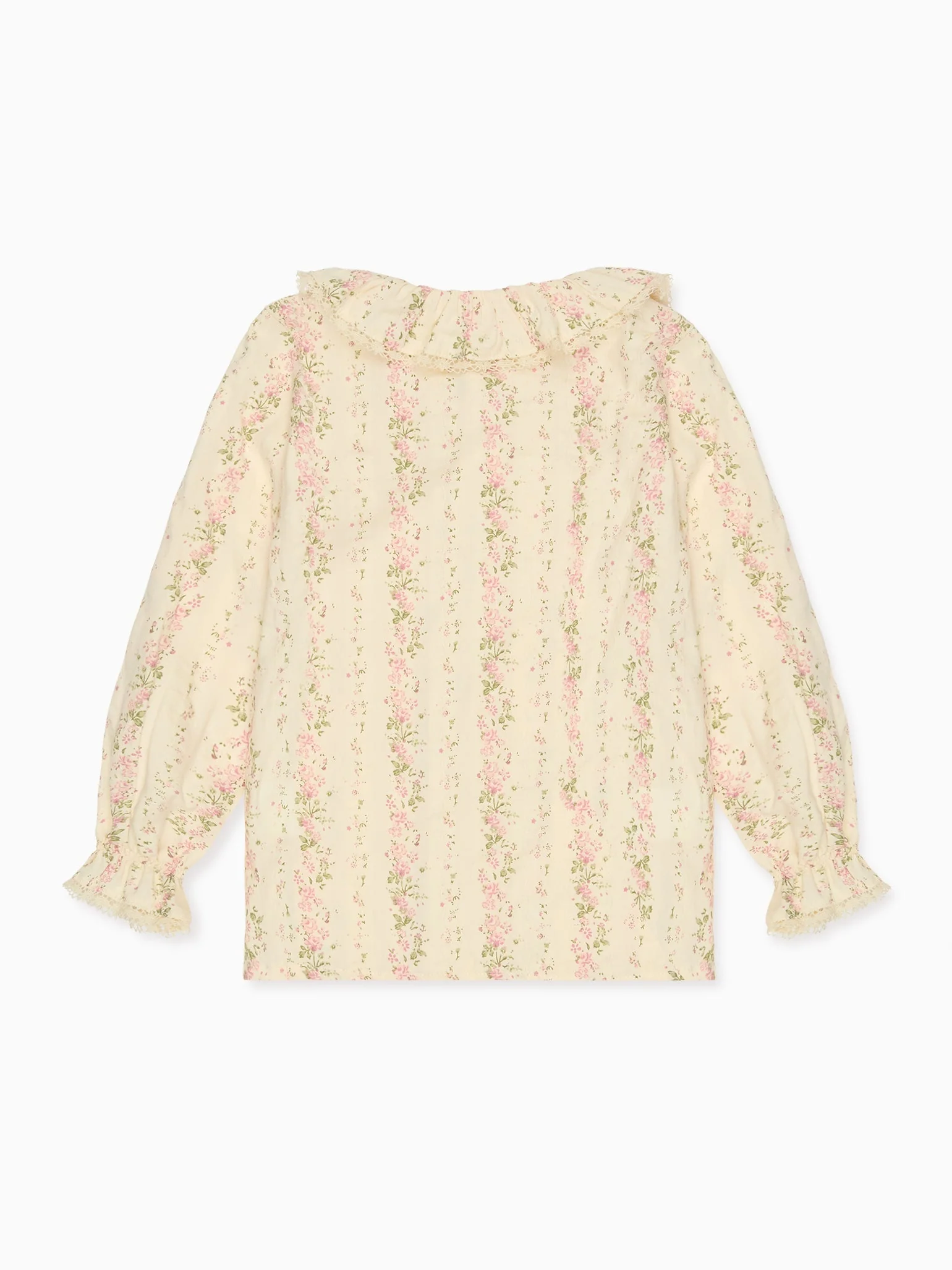 Pink Floral Lila Long Sleeve Girl Shirt - Image 5