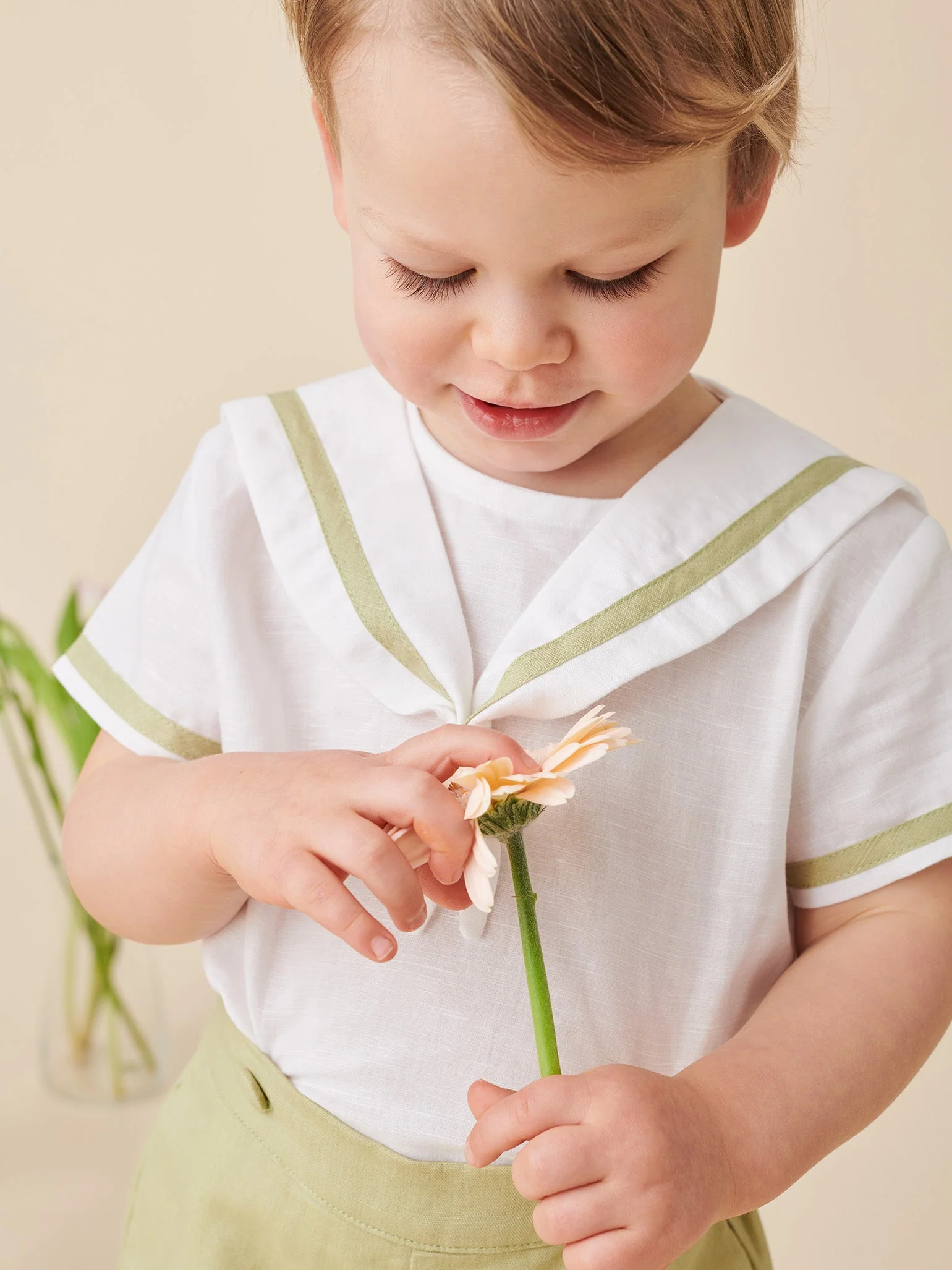 Hill House Home X La Coqueta Pistachio Antonio Baby Boy Set - Image 3