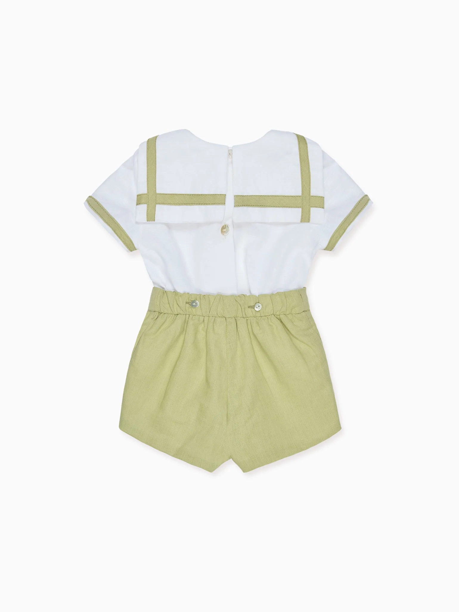 Hill House Home X La Coqueta Pistachio Antonio Baby Boy Set - Image 5