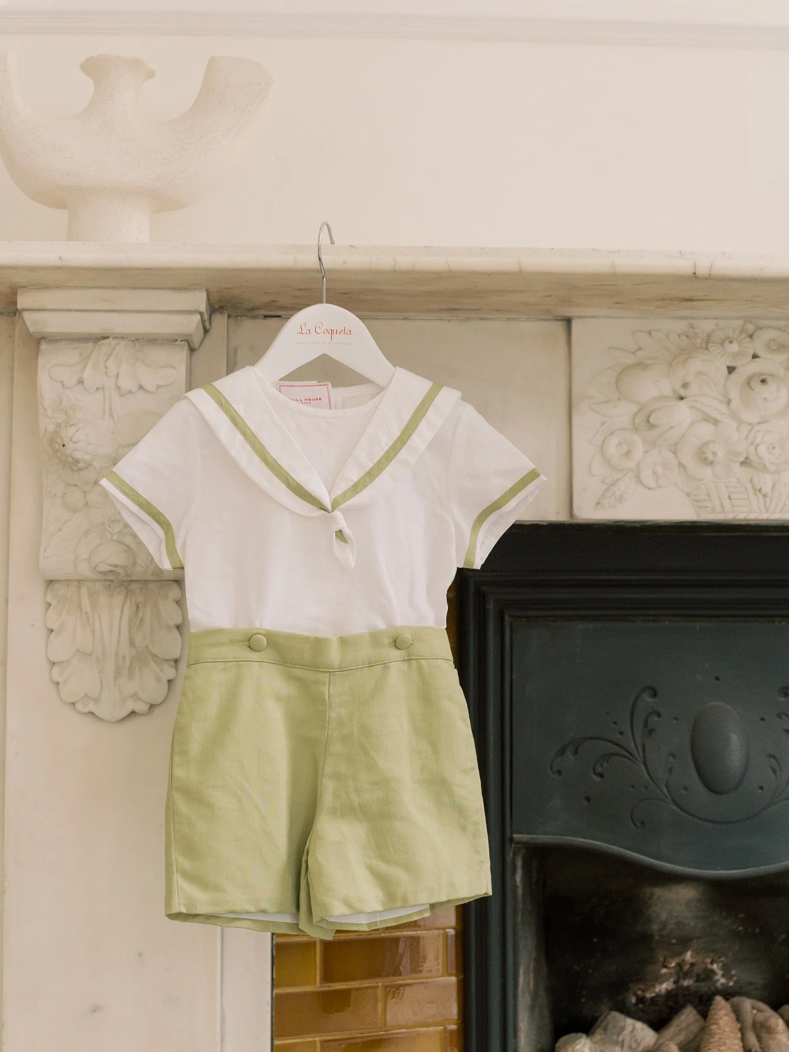 Hill House Home X La Coqueta Pistachio Antonio Baby Boy Set - Image 6