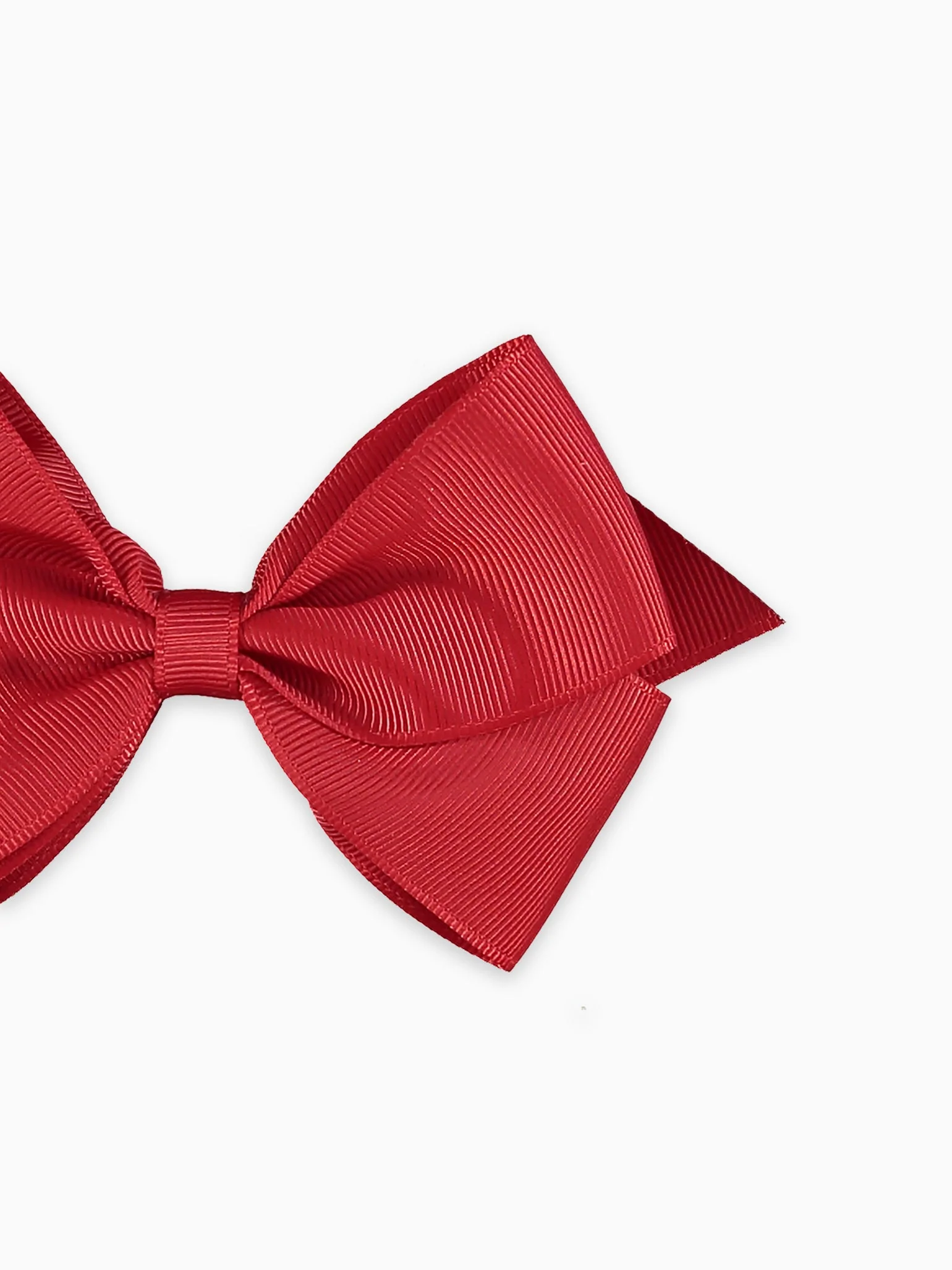 Red Big Bow Girl Clip - Image 4