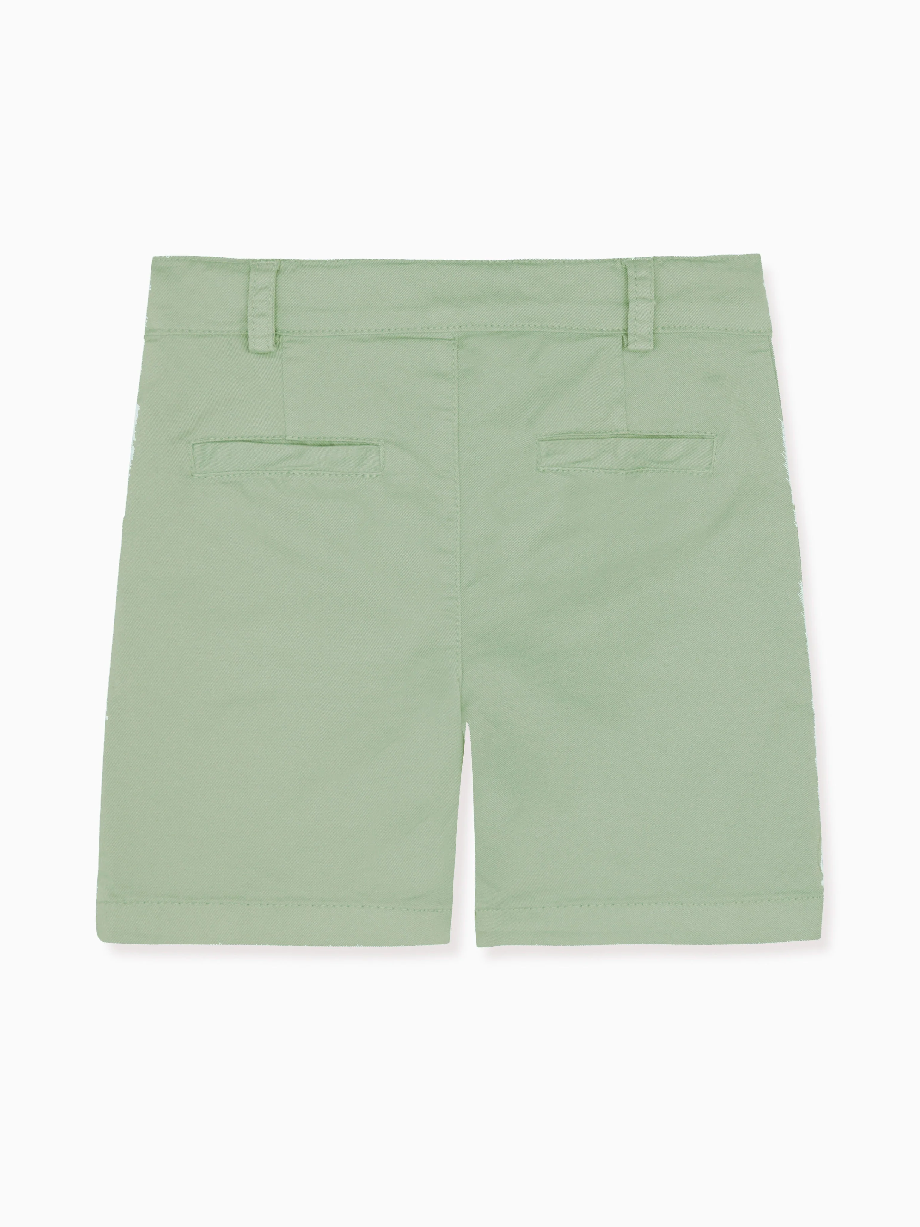 Sage Green Bocusi Boy Chino Shorts - Image 5