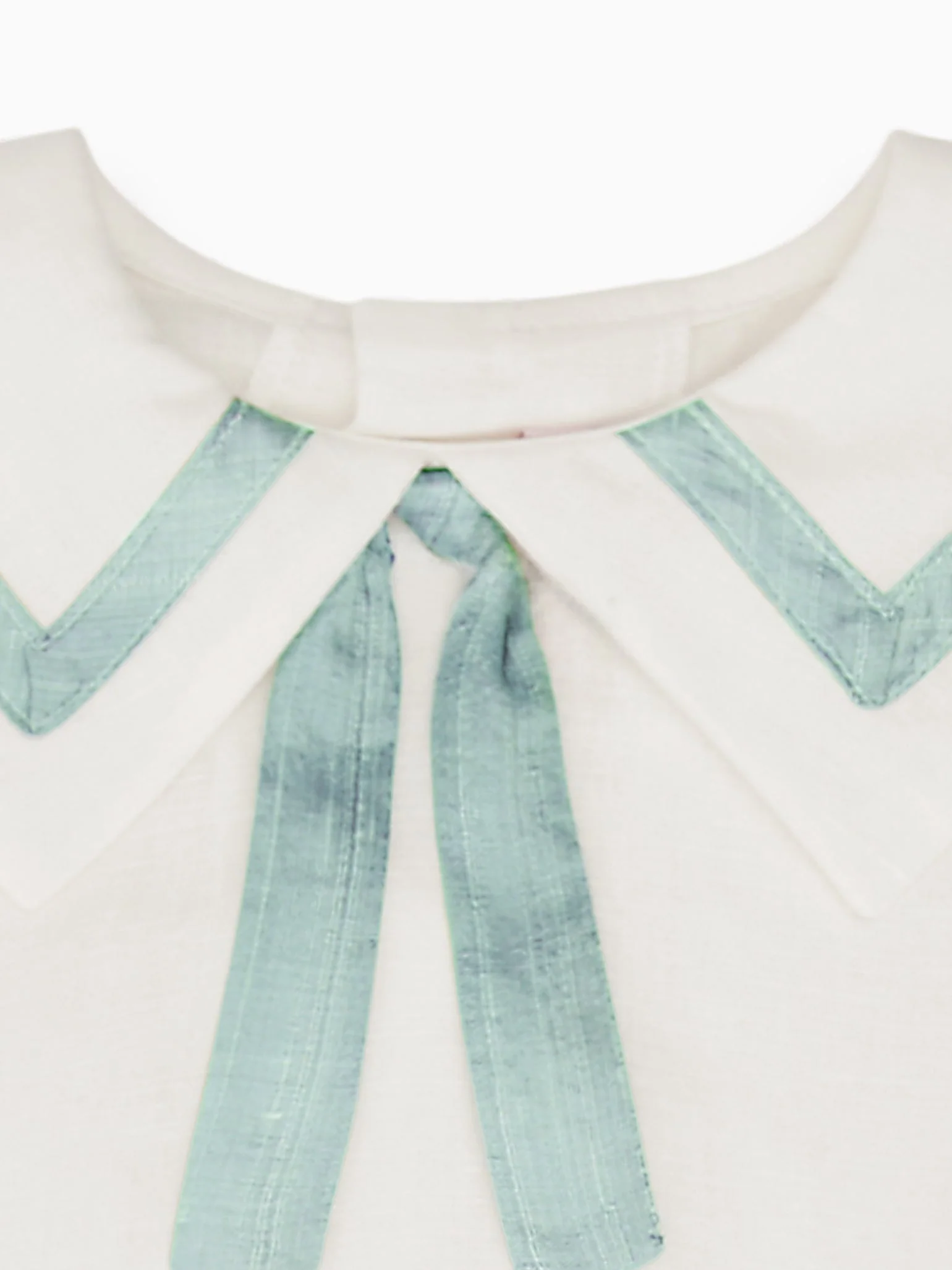 Sage Green Lirio Ceremony Silk Baby Boy Set - Image 4