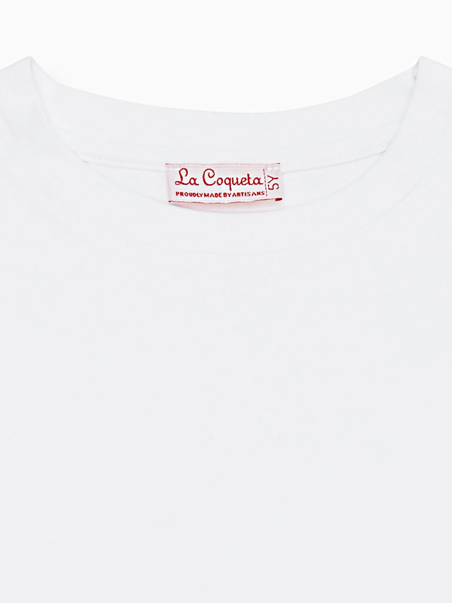 White Arturo Kids Cotton T-Shirt - Image 4