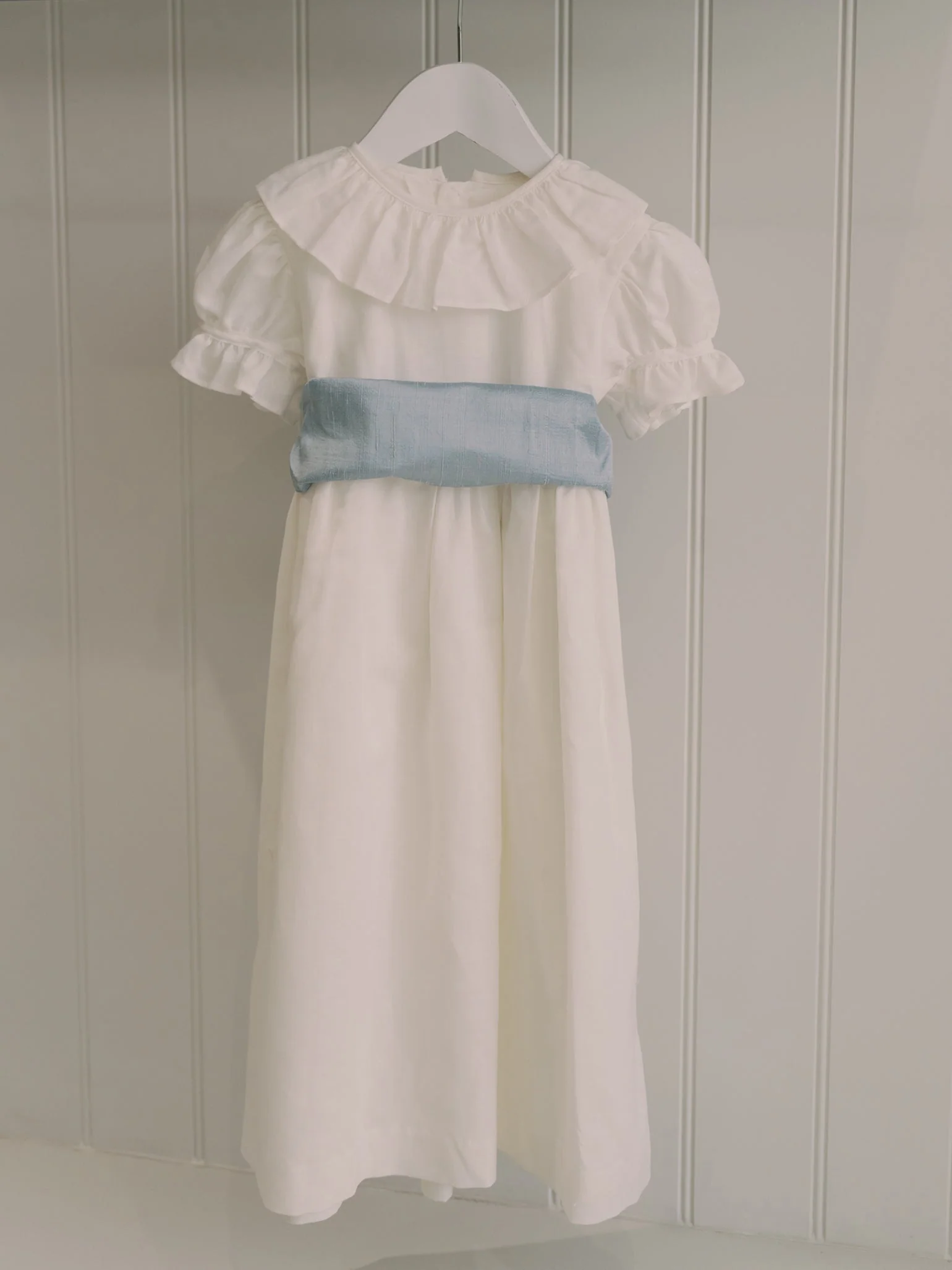 White Vega Long Ceremony Girl Dress - Image 17