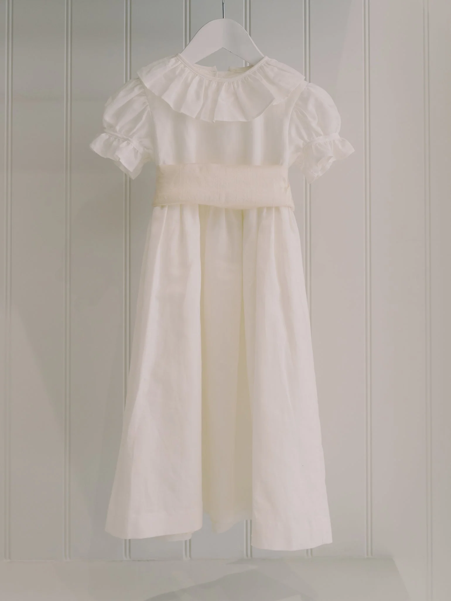 White Vega Long Ceremony Girl Dress - Image 18