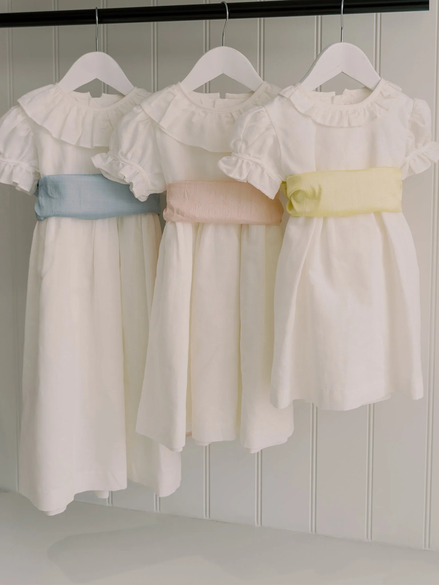 White Vega Long Ceremony Girl Dress - Image 4