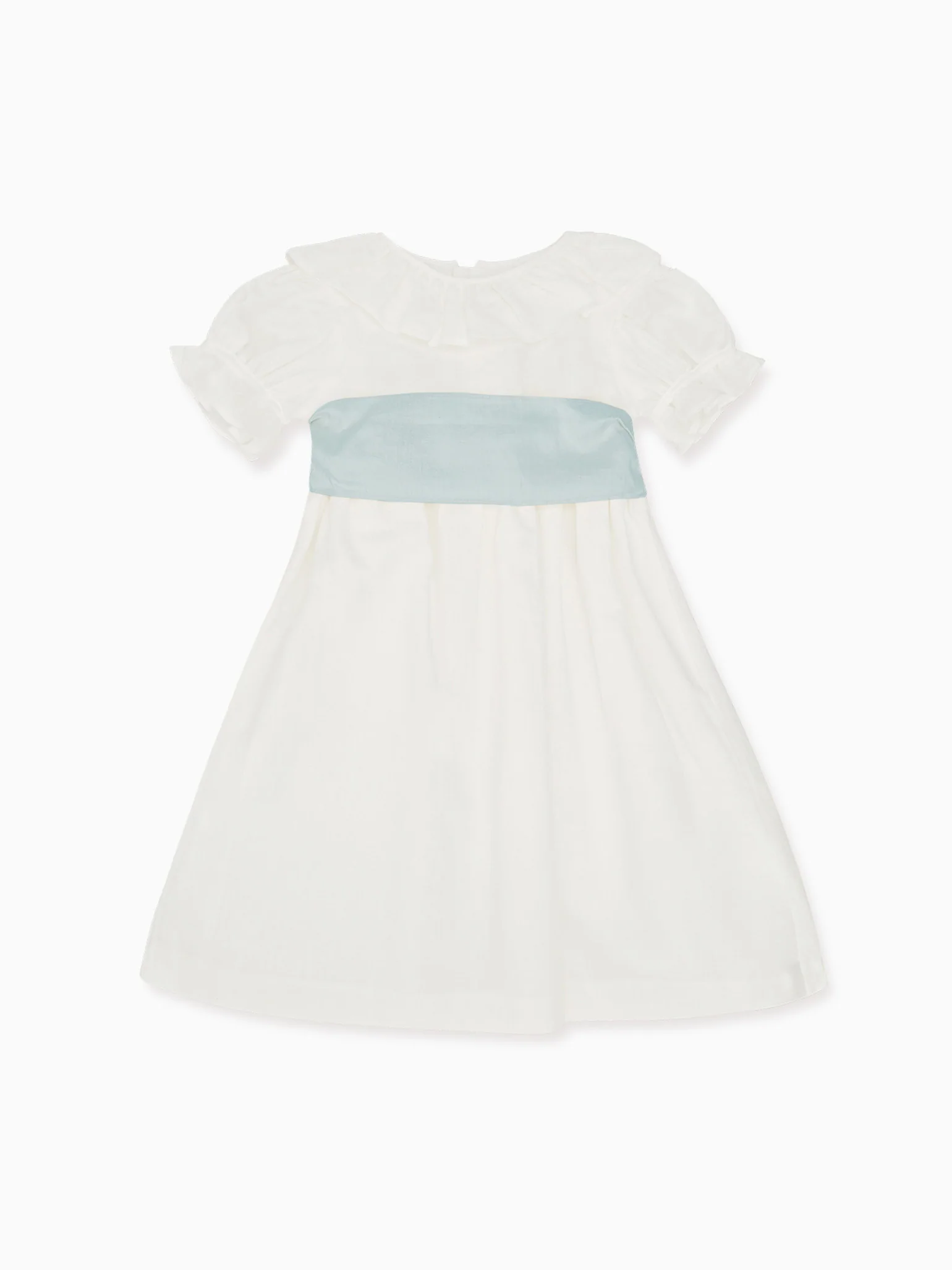 White Vega Long Ceremony Girl Dress - Image 9